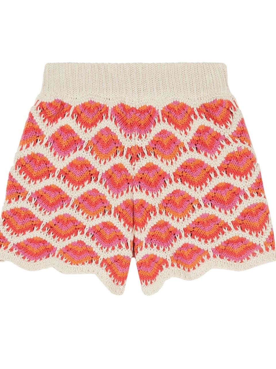 Alanui Hawa Mahal Women crochet-knit shorts 0425